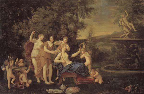 Albani Francesco The Toilett of Venus oil painting picture